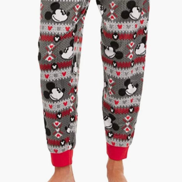 Disney Women's Mickey Mouse Cuffed Jogger Sleep Pant Size XL - Picture 4 of 5
